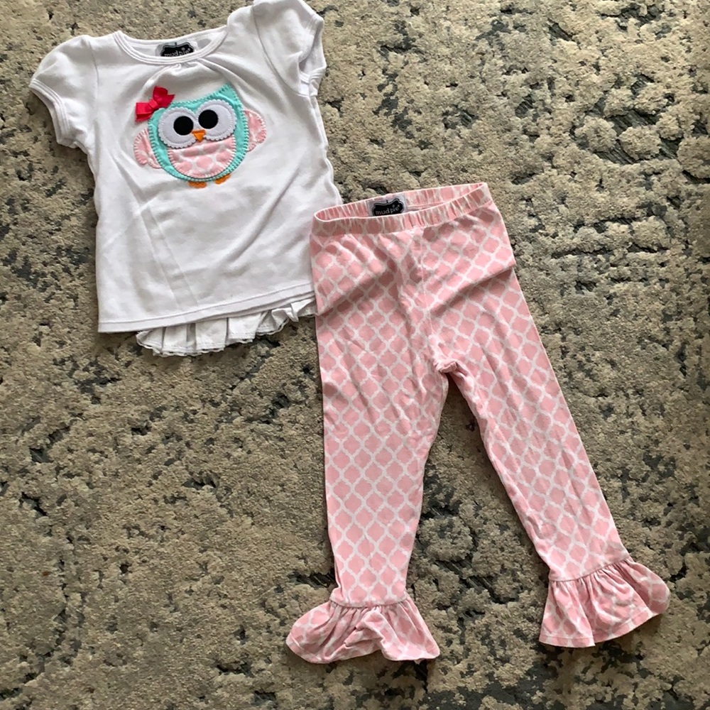 Mud Pie owl set